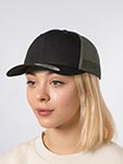 Бейсболка FLEXFIT арт. 6606T (черный / оливковый)